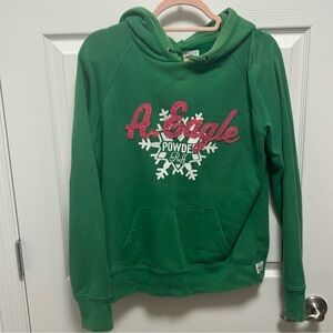 American Eagle Green Hoodie